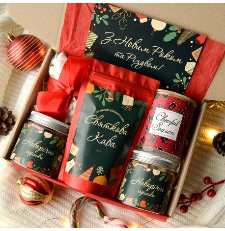 Новогодний подарочный набор «Святковий» M