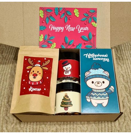 Новорічний подарунковий набір "Час какао"