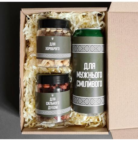Подарунковий набір для чоловіка «Для сміливого» М