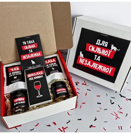 Подарунковий набір «Для сильної та незалежної» (без чашки)