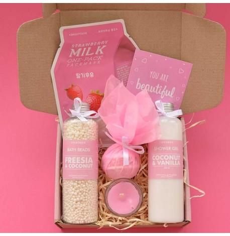 Подарунковий набір "Рожевий кокос"