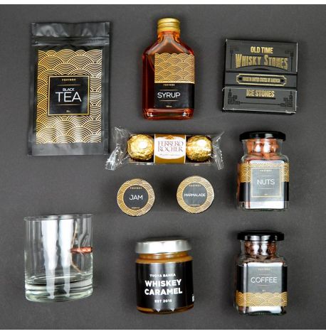 Подарунковий набір для чоловіків Black-Gold L з кулею