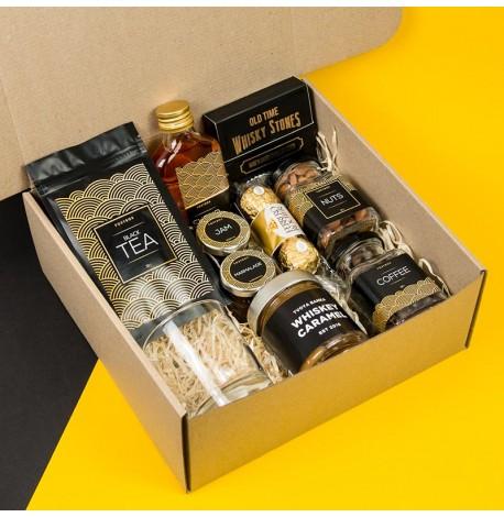 Подарунковий набір для чоловіків Black-Gold L