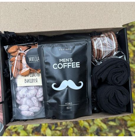 Подарунковий набір для чоловіків Black Men Box