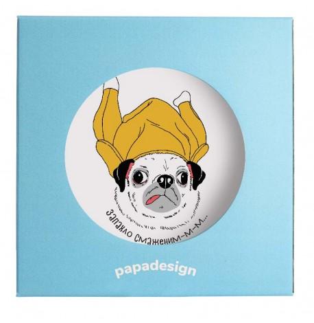 Тарелка Chiken Pug