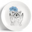 Тарілка з єнотом «Єнот»