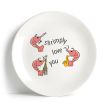 Тарелка Shrimply love you