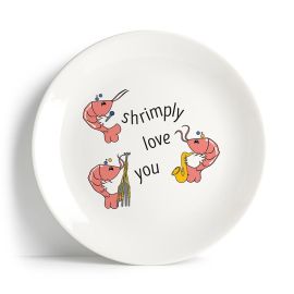 Тарілка Shrimply love you