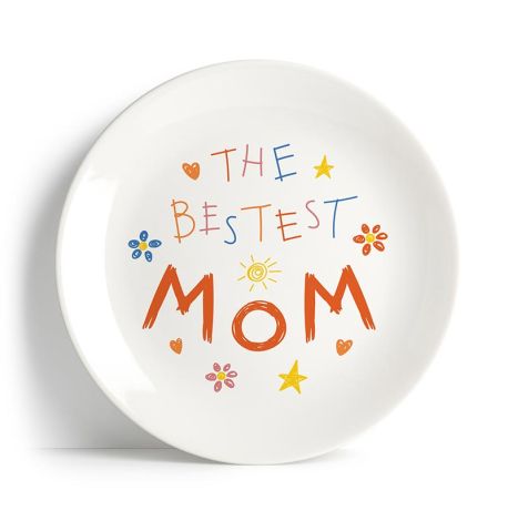 Тарелка The bestest mom