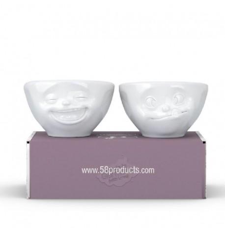 Набор 2-х пиал Tassen Laughing&Tasty (100 мл), фарфор