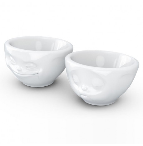 Набор 2-х пиал Tassen Grinning&Kissing (100 мл), фарфор
