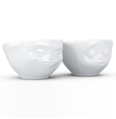 Набор 2-х пиал Tassen Grinning&Kissing (100 мл), фарфор