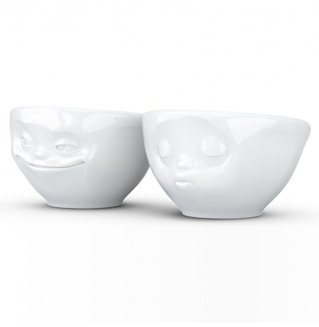 Набор 2-х пиал Tassen Grinning&Kissing (100 мл), фарфор