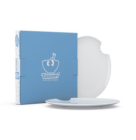 Набор 2-х десертных тарелок Tassen (20 см), фарфор