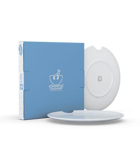 Набор 2-х обеденных тарелок Tassen (28 см), фарфор