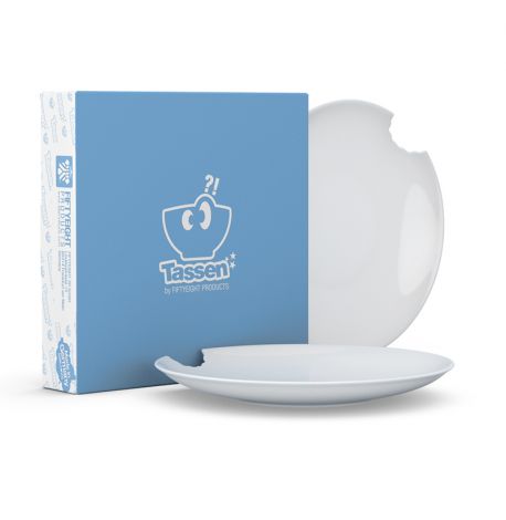 Набор 2-х глубоких тарелок Tassen (24 см), фарфор
