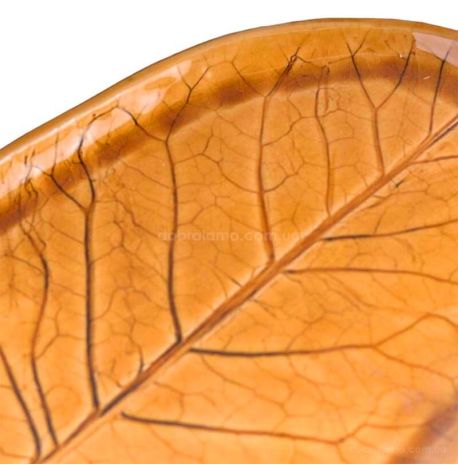 Тарелка-рыбница «Лопух» (желтая)