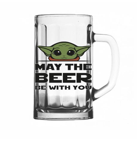 Пивний келих May the beer be with you (500 мл)
