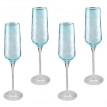 Набор 4-х бокалов для шампанского Blue Wave (550 мл)