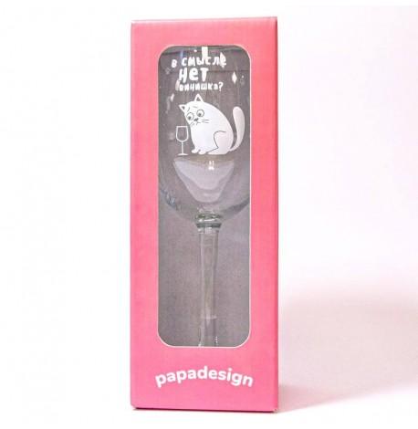 Бокал для вина "В смысле нет винишка?" (360 мл)