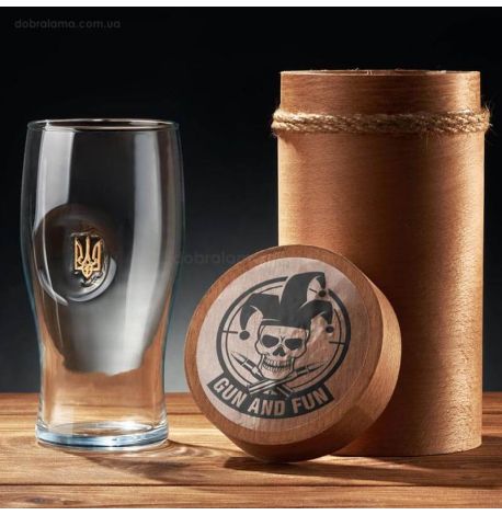 Бокал для пива с трезубцем