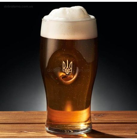 Бокал для пива с трезубцем
