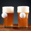 Набор 2-х пивных бокалов с мячом для гольфа