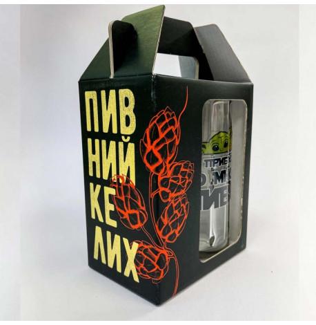 Пивной бокал "Да прибудет со мной пиво" (500 мл)