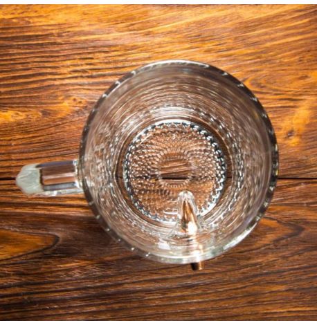 Пивной бокал с пулей 7.62 мм (с ручкой)