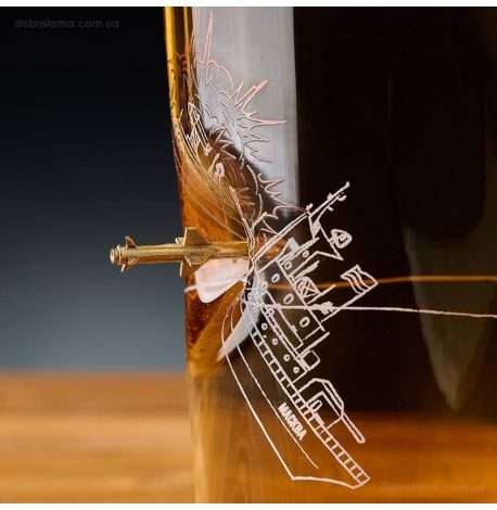 Бокал для пива с ракетой «Нептун»