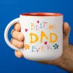 Чашка Best dad ever (350 мл)