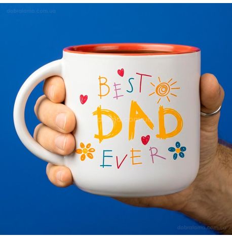 Чашка Best dad ever (350 мл)