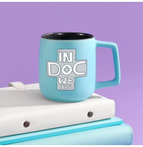 Кружка In doc we trust (420 мл)