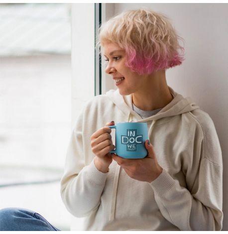 Кружка In doc we trust (420 мл)