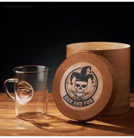 Скляна чашка з літаком «АН-225 Мрія» (250 мл)