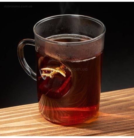 Скляна чашка з літаком «АН-225 Мрія» (250 мл)