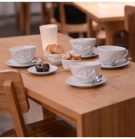 Чашка с блюдцем Tassen Oh, please (200 мл) фарфорова