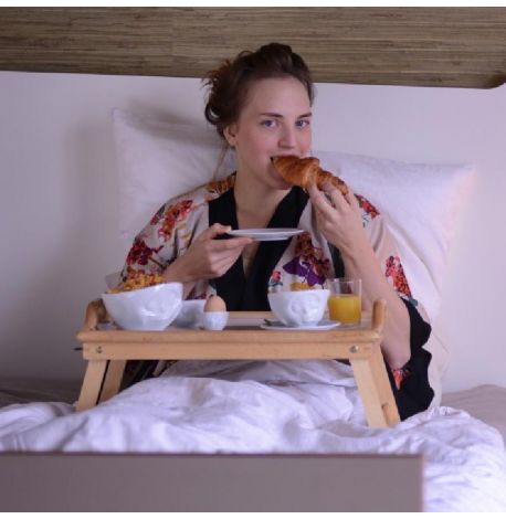 Чашка с блюдцем Tassen Oh, please (200 мл) фарфорова