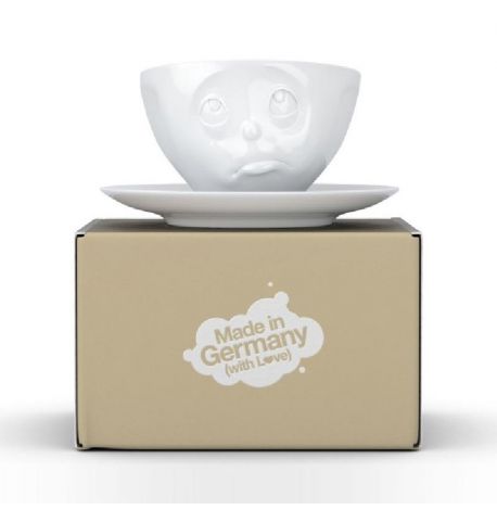 Чашка с блюдцем Tassen Oh, please (200 мл) фарфорова