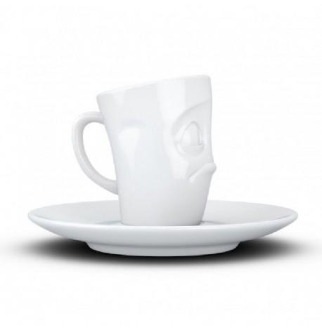 Чашка для эспрессо с блюдцем Tassen Baffled (80 мл), фарфор