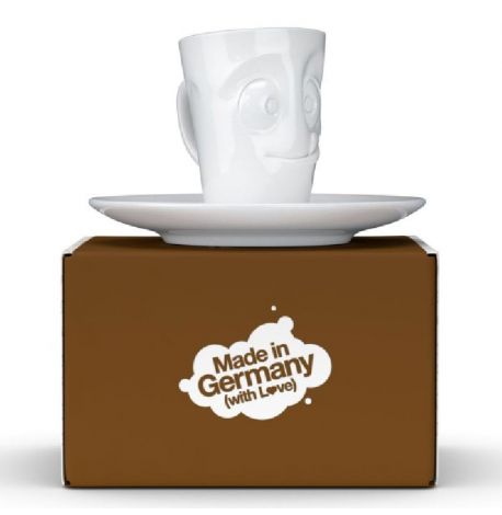 Чашка для эспрессо с блюдцем Tassen Tasty (80 мл), фарфор