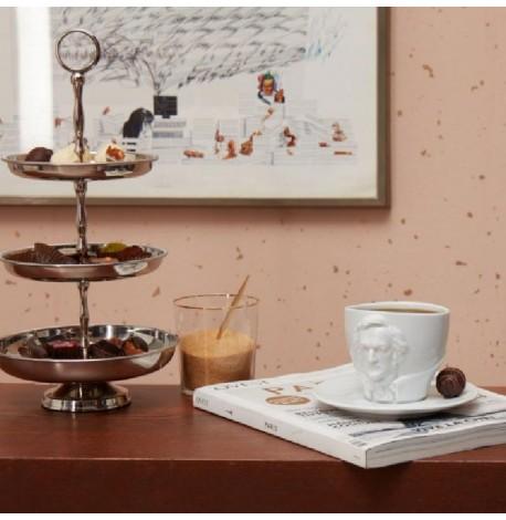 Чашка с блюдцем Tassen Wolfgang Amadeus Mozart (260 мл) фарфоровая