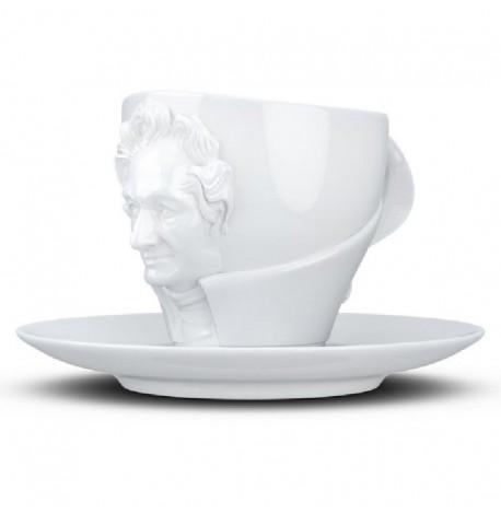 Чашка с блюдцем Tassen Johann Wolfgang von Goethe (260 мл) фарфоровая