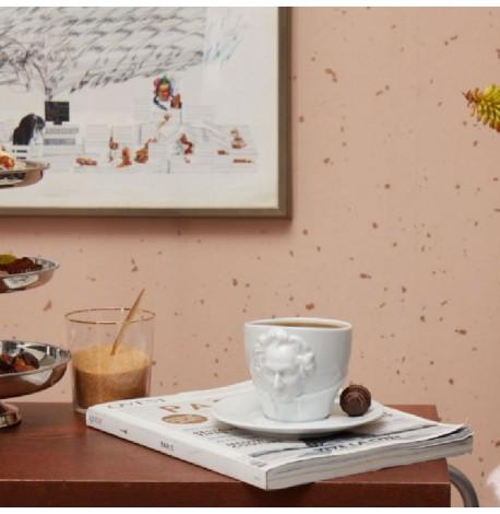 Чашка с блюдцем Tassen Johann Wolfgang von Goethe (260 мл) фарфоровая