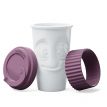 Чашка з кришкою Tassen To Go Tasty 400 мл, порцелянова (фіолетова)