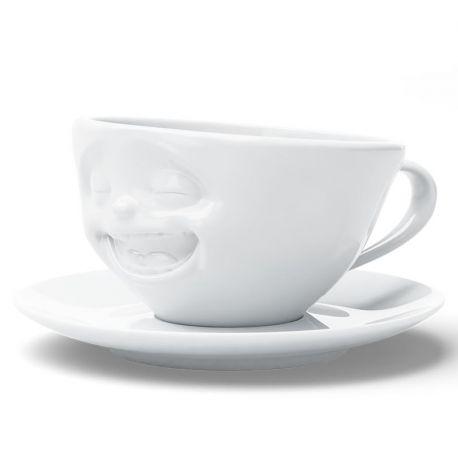 Чашка з блюдцем Tassen Laughing (200 мл) порцелянова
