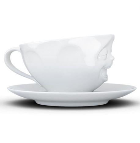 Чашка з блюдцем Tassen Laughing (200 мл) порцелянова