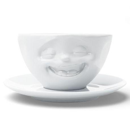 Чашка з блюдцем Tassen Laughing (200 мл) порцелянова