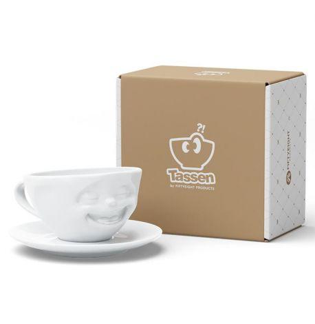 Чашка з блюдцем Tassen Laughing (200 мл) порцелянова