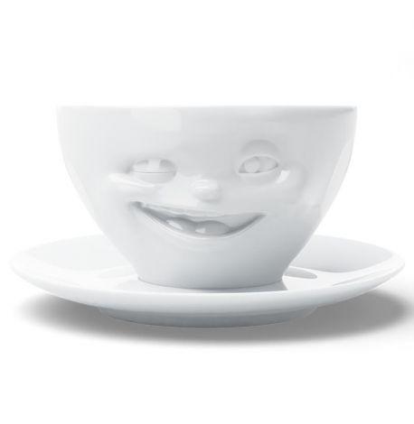 Чашка с блюдцем Tassen Winking (200 мл) фарфоровая